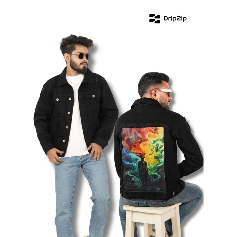 Black Denim Jacket - Overthink
